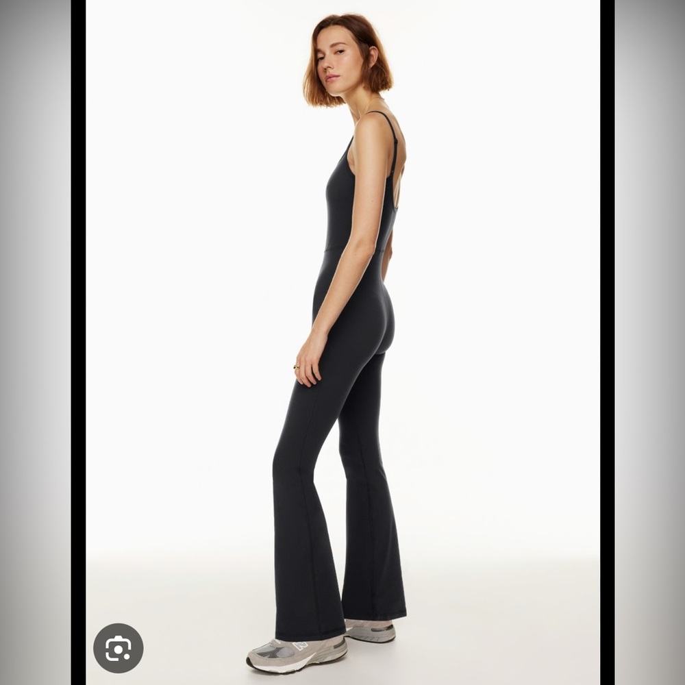 Aritzia Black Divinity Flare Jumpsuit Size 2XS